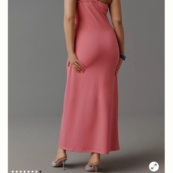 Elegant Pink one shoulder Dress - Picture 3 of 4